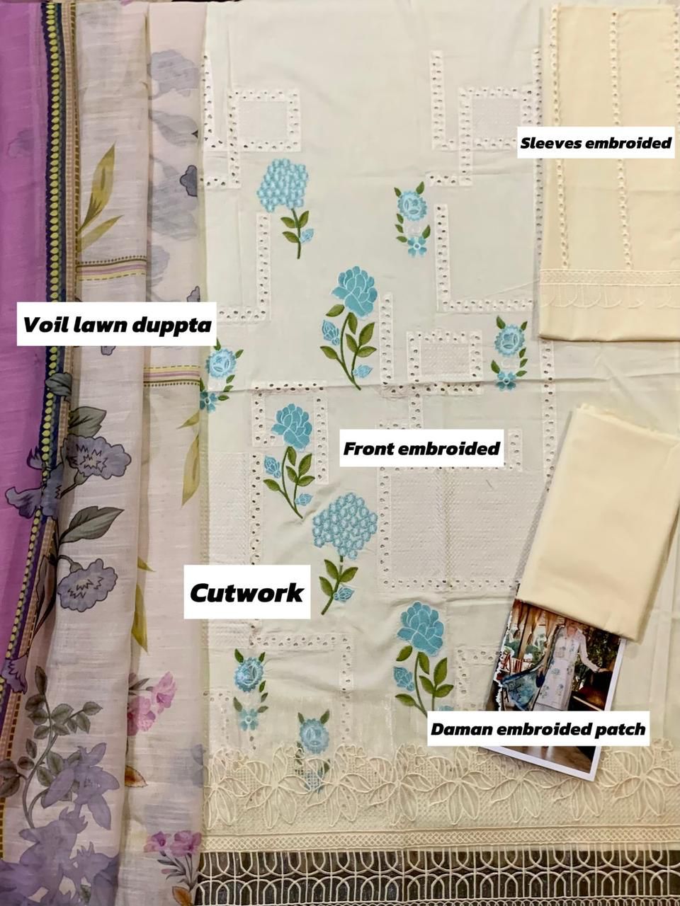 MARIA B LAWN 3pc SUIT