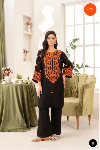 BLACK LAVA – Classic Embroidery 2PC