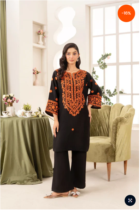 BLACK LAVA – Classic Embroidery 2PC