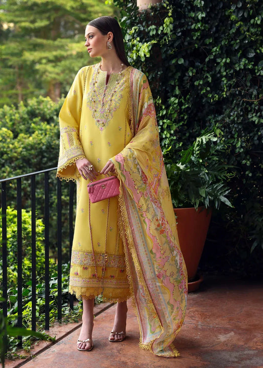 3-PIECE emboidery Unstitched  lawn SUIT